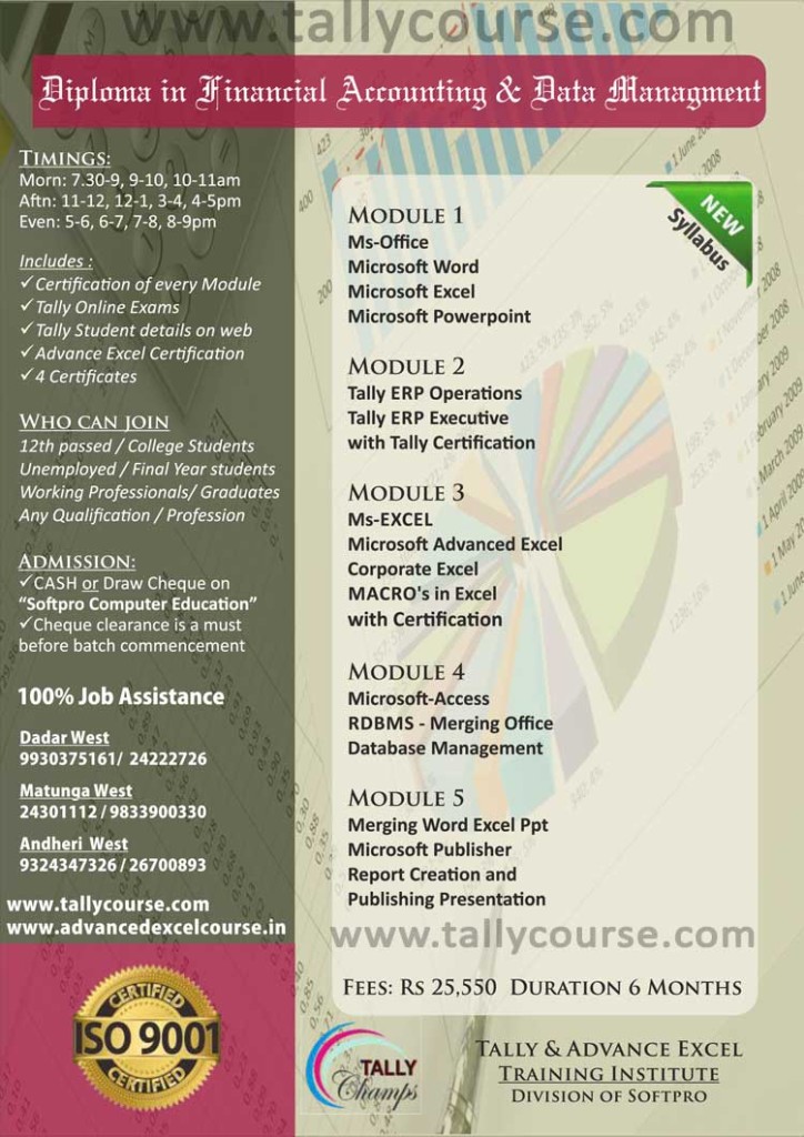 Special Offer on Tally Courses in Mumbai Tally courses in mumbai Special Offer on Tally Courses in Mumbai Tally courses in mumbai